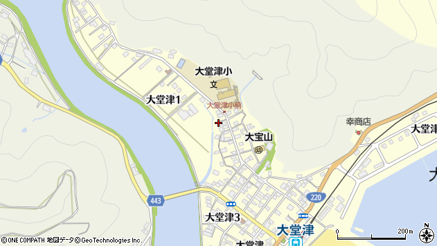 〒889-3141 宮崎県日南市大堂津の地図