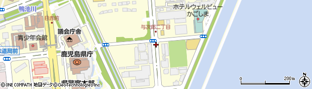 九州電力前周辺の地図