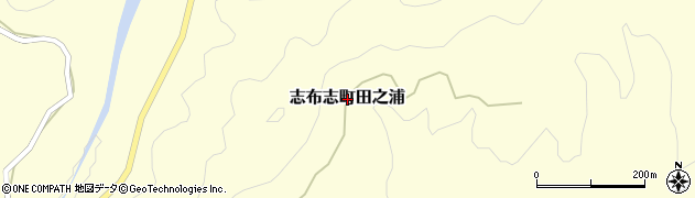 鹿児島県志布志市志布志町田之浦周辺の地図