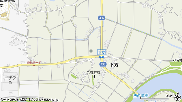〒889-3143 宮崎県日南市下方の地図