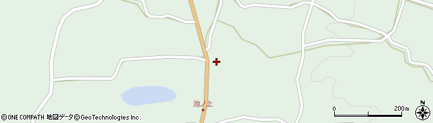 鹿児島県日置市日吉町吉利周辺の地図