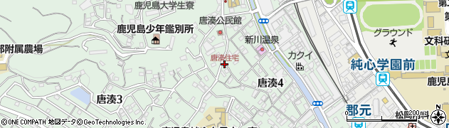 唐湊住宅周辺の地図