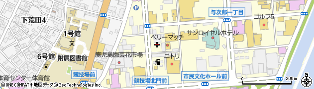 玉陶山薩摩焼窯元与次郎本店周辺の地図