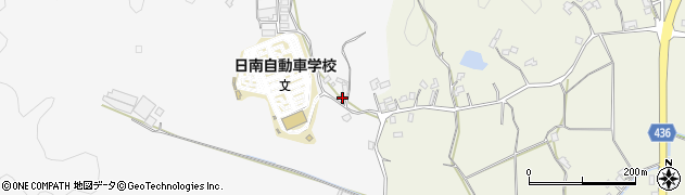 宮崎県日南市上方2465周辺の地図