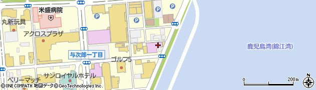 モスバーガー 与次郎店周辺の地図