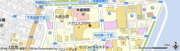 ブックオフ　アクロスプラザ与次郎店周辺の地図