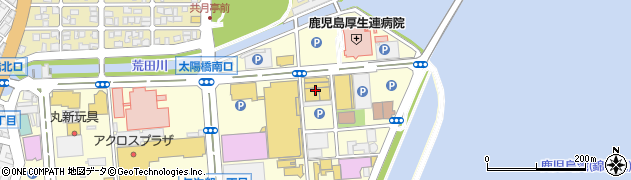 ニシムタ与次郎店周辺の地図