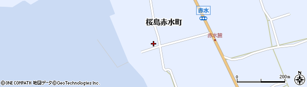 鹿児島県鹿児島市桜島赤水町1172周辺の地図