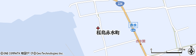 鹿児島県鹿児島市桜島赤水町1123周辺の地図