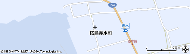 鹿児島県鹿児島市桜島赤水町1124周辺の地図