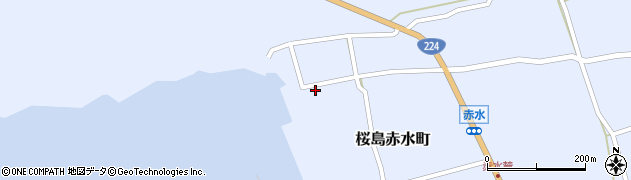 鹿児島県鹿児島市桜島赤水町911周辺の地図