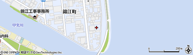 カマタ株式会社鹿児島支店周辺の地図