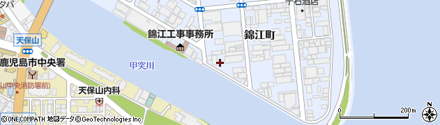 錦江公園周辺の地図