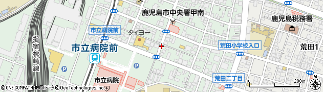 餃子専門店 まる千餃子 市立病院前店周辺の地図