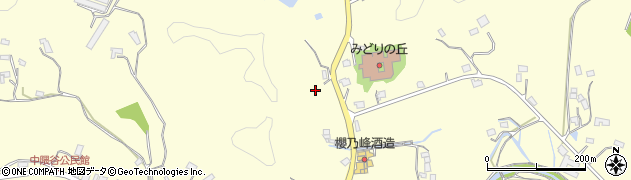 宮崎県日南市隈谷周辺の地図