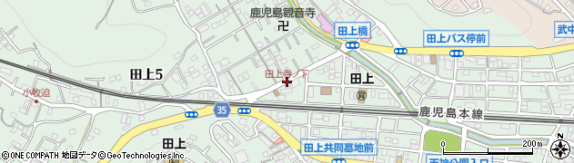田上寺の下周辺の地図