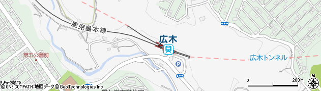 広木駅周辺の地図