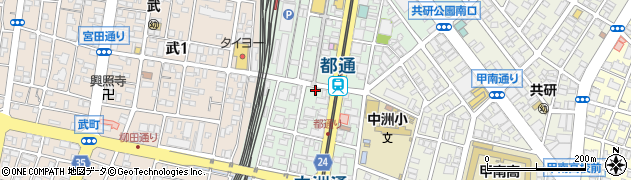 有限会社坂口精肉店周辺の地図