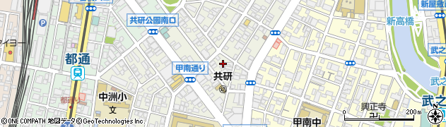 濱島印刷株式会社　鹿児島営業所周辺の地図