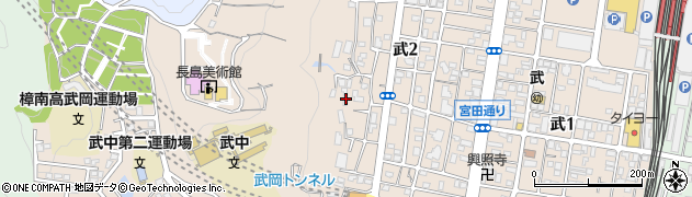 ビジネスホテル武岡荘周辺の地図