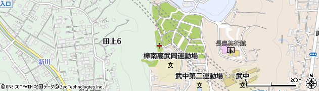 樟南高等学校　武岡寮管理人室周辺の地図