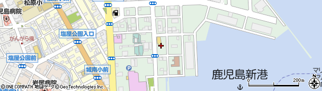 鹿児島県鹿児島市城南町21周辺の地図