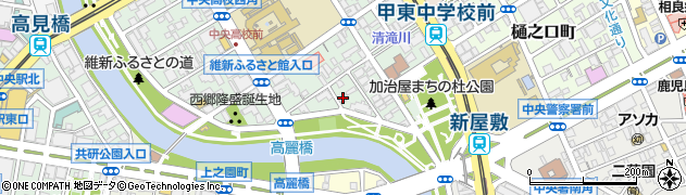 日本通信機器株式会社　鹿児島支社周辺の地図