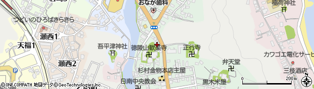 株式会社宮日商事　日南営業所周辺の地図