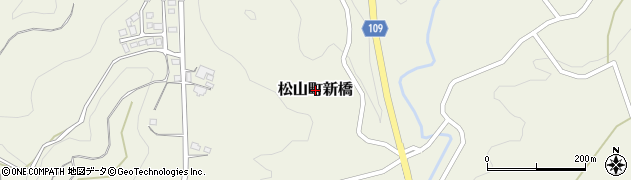 鹿児島県志布志市松山町新橋周辺の地図