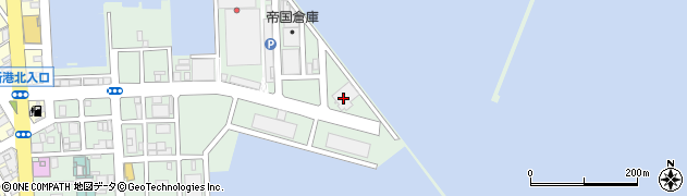 株式会社ニチレイ・ロジスティクス九州　鹿児島市場事業所周辺の地図