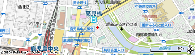 ホンダレンタカーさつま鹿児島中央駅前店周辺の地図
