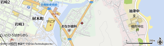 ジブラルタ生命保険株式会社　宮崎支社・日南営業所周辺の地図