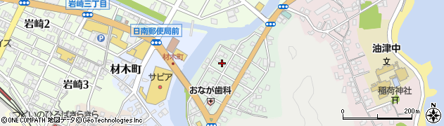 宮崎県日南市春日町周辺の地図