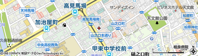 株式会社阪急交通社　鹿児島支店国内旅行受付周辺の地図