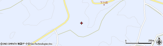 鹿児島県鹿児島市入佐町周辺の地図