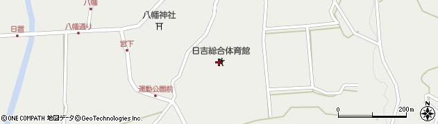 日置市日吉総合体育館周辺の地図