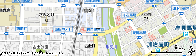 １００円レンタカー　鹿児島中央駅前店周辺の地図