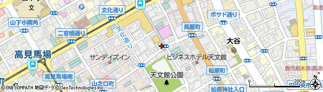 買取専門東京市場天文館地蔵角交番前店周辺の地図