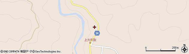 宮崎県串間市大矢取167周辺の地図