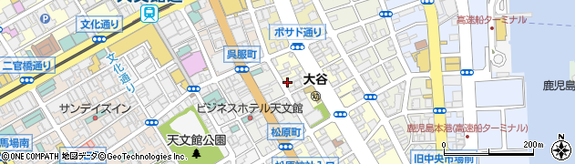ニコニコ・レンタカー　天文館店周辺の地図