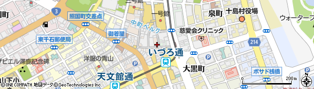 マツモトキヨシ天文館なや通り店周辺の地図