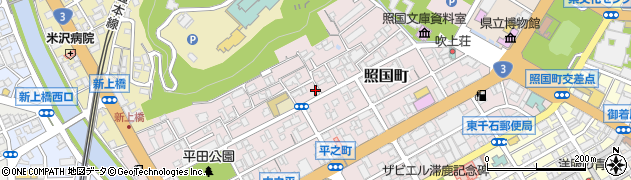 橋口ドライクリーニング　照国店周辺の地図