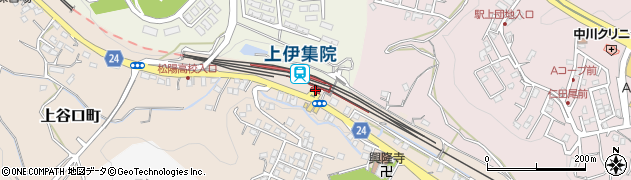 上伊集院駅周辺の地図