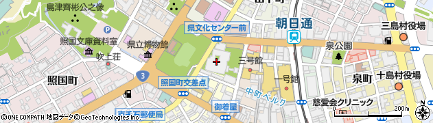 西本願寺鹿児島別院　こころの電話周辺の地図