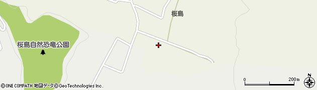 鹿児島県鹿児島市桜島小池町1354周辺の地図