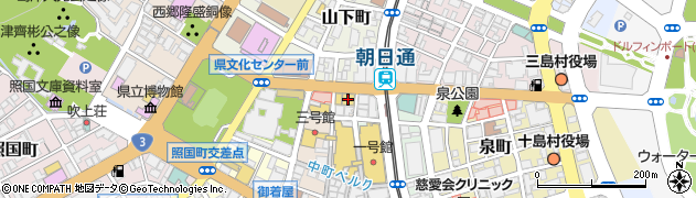 株式会社南日本銀行　本店南銀インターネット＆モバイルバンキング係周辺の地図