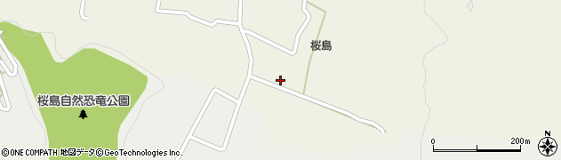 鹿児島県鹿児島市桜島小池町1351周辺の地図