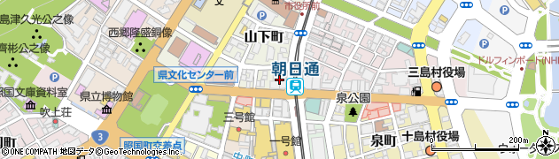 株式会社南日本銀行　本店職員組合周辺の地図