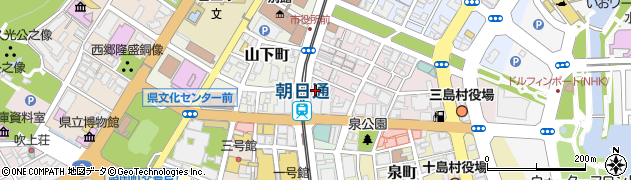 鹿児島県銀行協会　銀行とりひき相談所周辺の地図