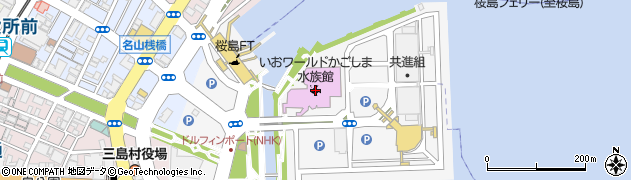 日本通運株式会社　鹿児島総合物流事業所輸送調整所周辺の地図